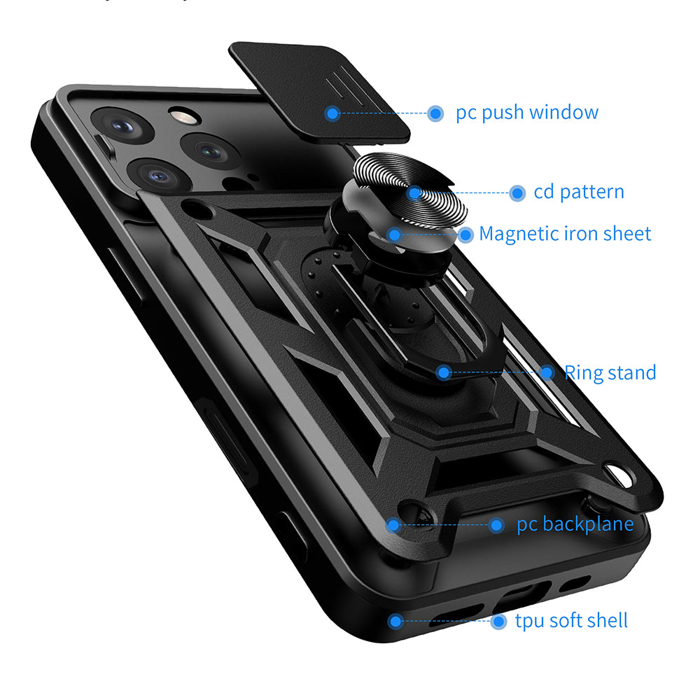 Husa pentru Apple iPhone 16 Pro, Techsuit, CamShield, Verde
