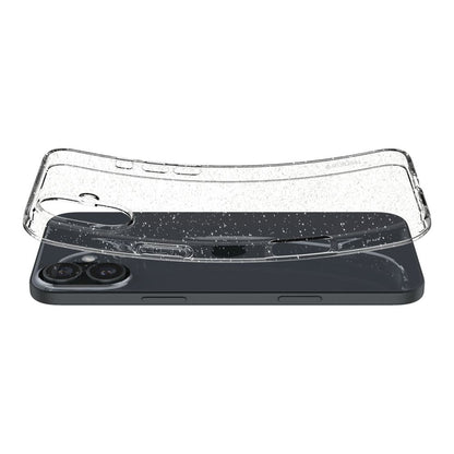 Husa pentru Apple iPhone 16, Spigen, Liquid Crystal Glitter, Transparenta ACS08192