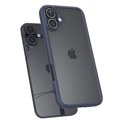 Husa pentru Apple iPhone 16, Spigen, Ultra Hybrid, Bleumarin