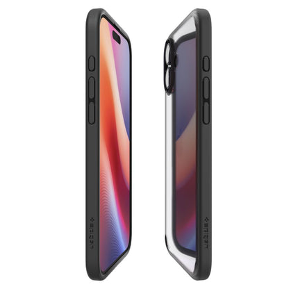 Husa pentru Apple iPhone 16, Spigen, Ultra Hybrid, Neagra Mata ACS08201