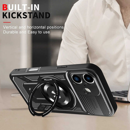Husa pentru Apple iPhone 16, Techsuit, RuggedCam, Albastra