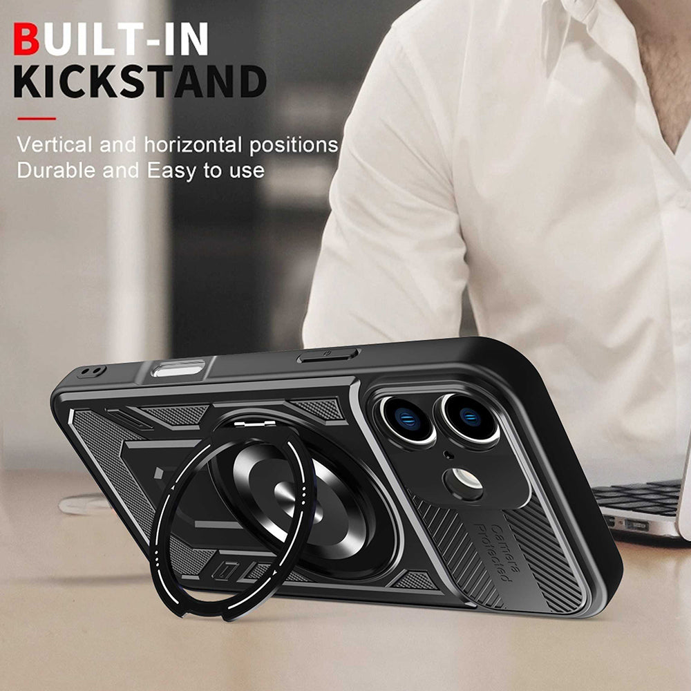 Husa pentru Apple iPhone 16, Techsuit, RuggedCam, Gri