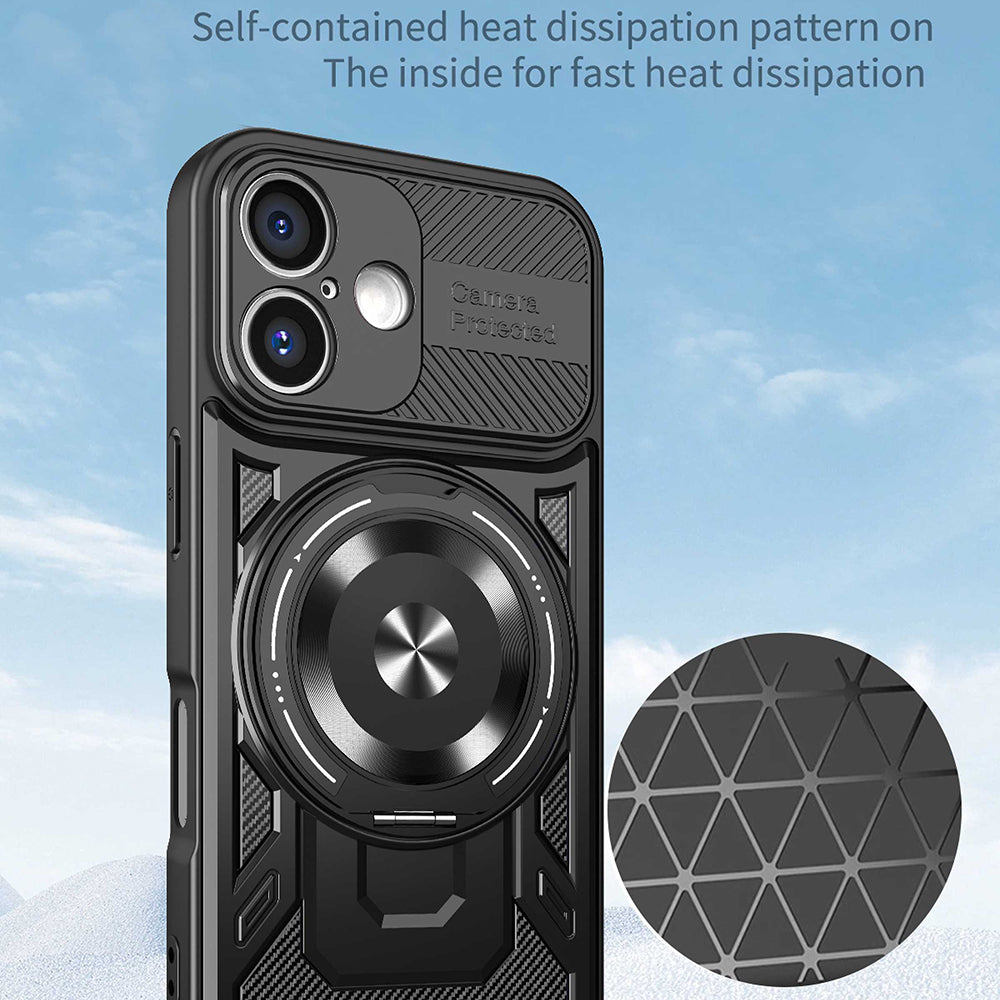 Husa pentru Apple iPhone 16, Techsuit, RuggedCam, Mov