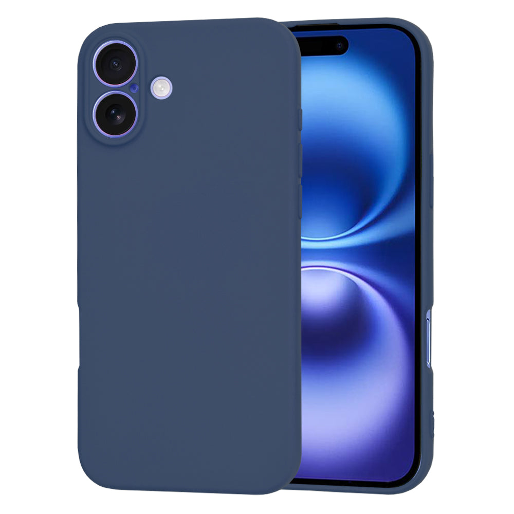 Husa pentru Apple iPhone 16, Techsuit, SoftFlex, Bleumarin