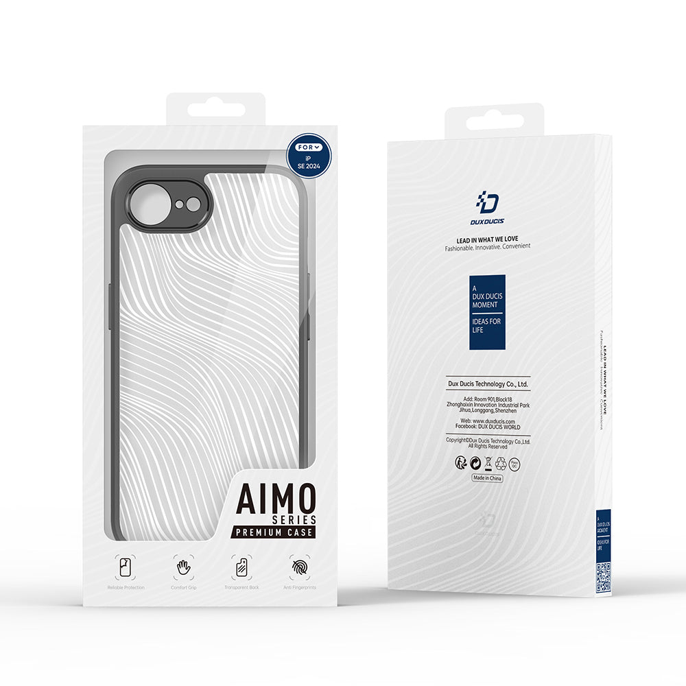 Husa pentru Apple iPhone 16e, DUX DUCIS, Aimo, Neagra