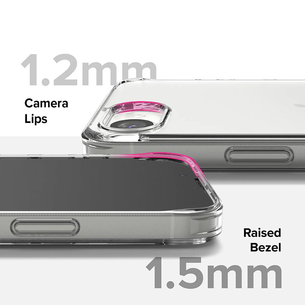 Husa pentru Apple iPhone 17e / 16e, Ringke, Fusion, Transparenta Mata