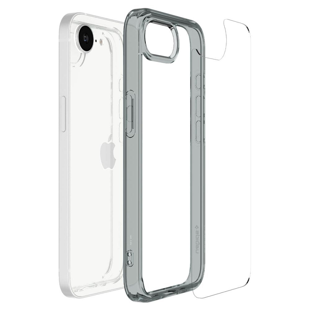 Husa pentru Apple iPhone 17e / 16e, Spigen, Ultra Hybrid, Fumurie