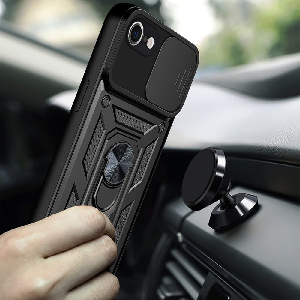 Husa pentru Apple iPhone 17e / 16e, Techsuit, CamShield, Albastra