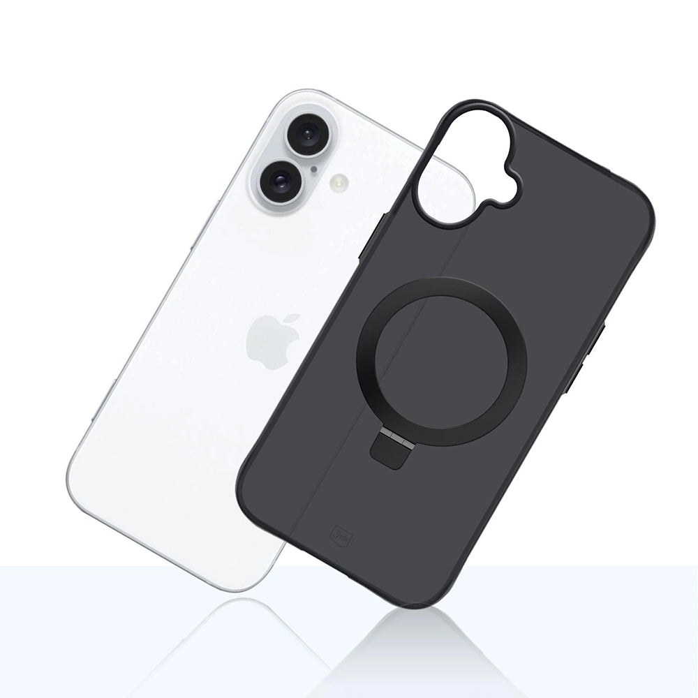 Husa pentru Apple iPhone 17, 3MK, Smoke MagStand, Neagra