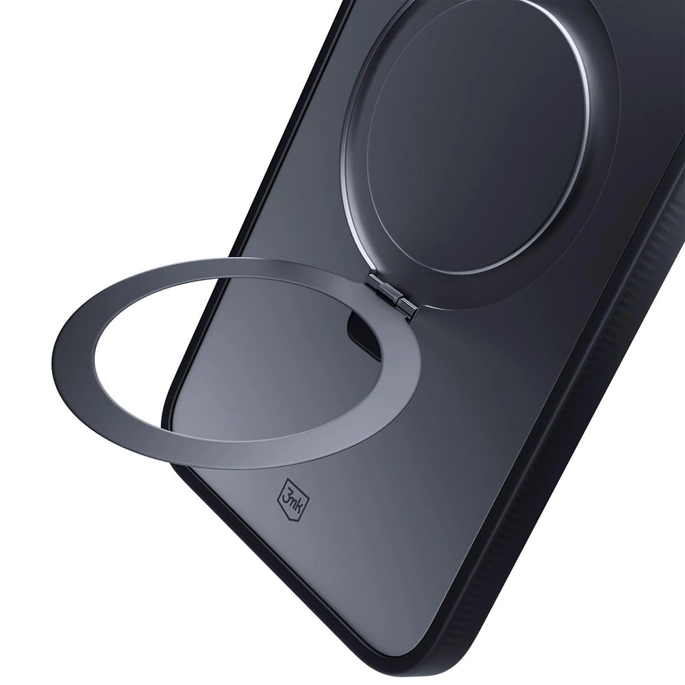 Husa pentru Apple iPhone 17, 3MK, Smoke MagStand, Neagra