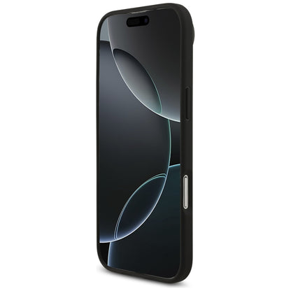 Husa pentru Apple iPhone 17 Air, Guess, 4G Grained Big and Classic Logo, Neagra