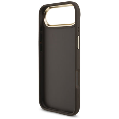 Husa pentru Apple iPhone 17 Air, Guess, Big 4G Logo Classic, Maro Aurie