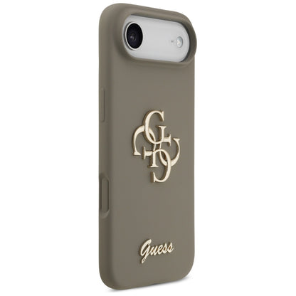 Husa pentru Apple iPhone 17 Air, Guess, Big 4G Script, Maro