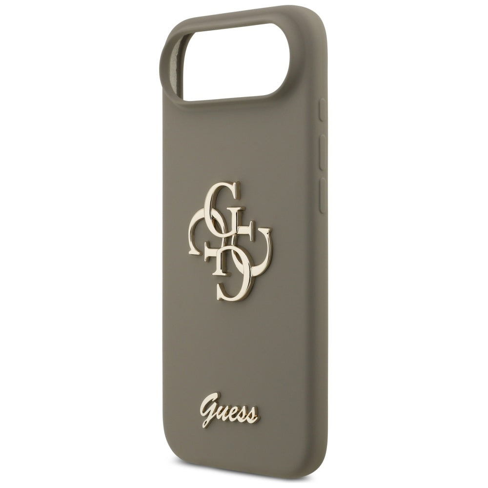 Husa pentru Apple iPhone 17 Air, Guess, Big 4G Script, Maro