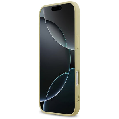 Husa pentru Apple iPhone 17 Air, Guess, Fixed Glitter Big 4G, Aurie