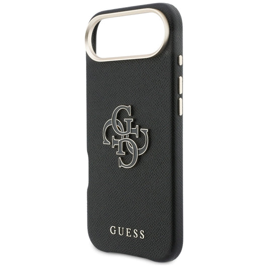 Husa pentru Apple iPhone 17 Air, Guess, Resin Logo, Neagra