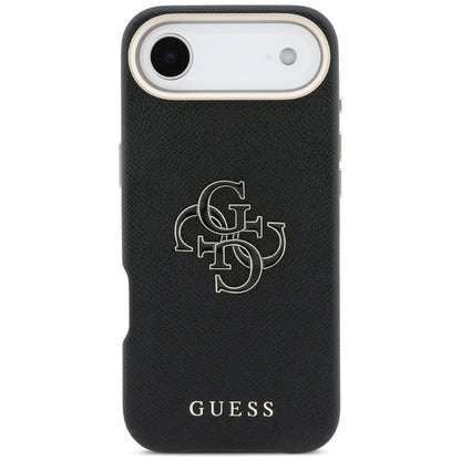 Husa pentru Apple iPhone 17 Air, Guess, Resin Logo, Neagra