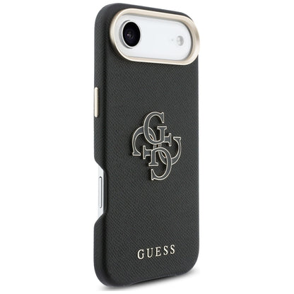 Husa pentru Apple iPhone 17 Air, Guess, Resin Logo, Neagra