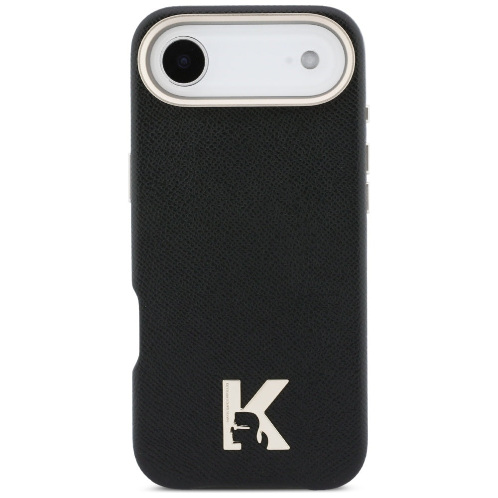 Husa pentru Apple iPhone 17 Air, Karl Lagerfeld, Karl Head Logo, Neagra
