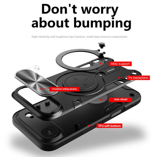 Husa pentru Apple iPhone 17 Air, Techsuit, CamGuard Pro, Albastra
