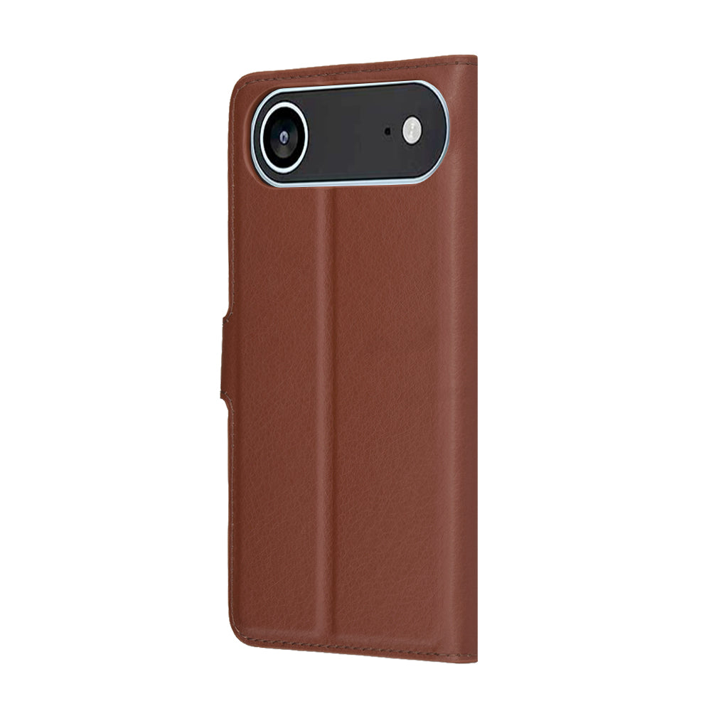 Husa pentru Apple iPhone 17 Air, Techsuit, Leather Folio, Maro