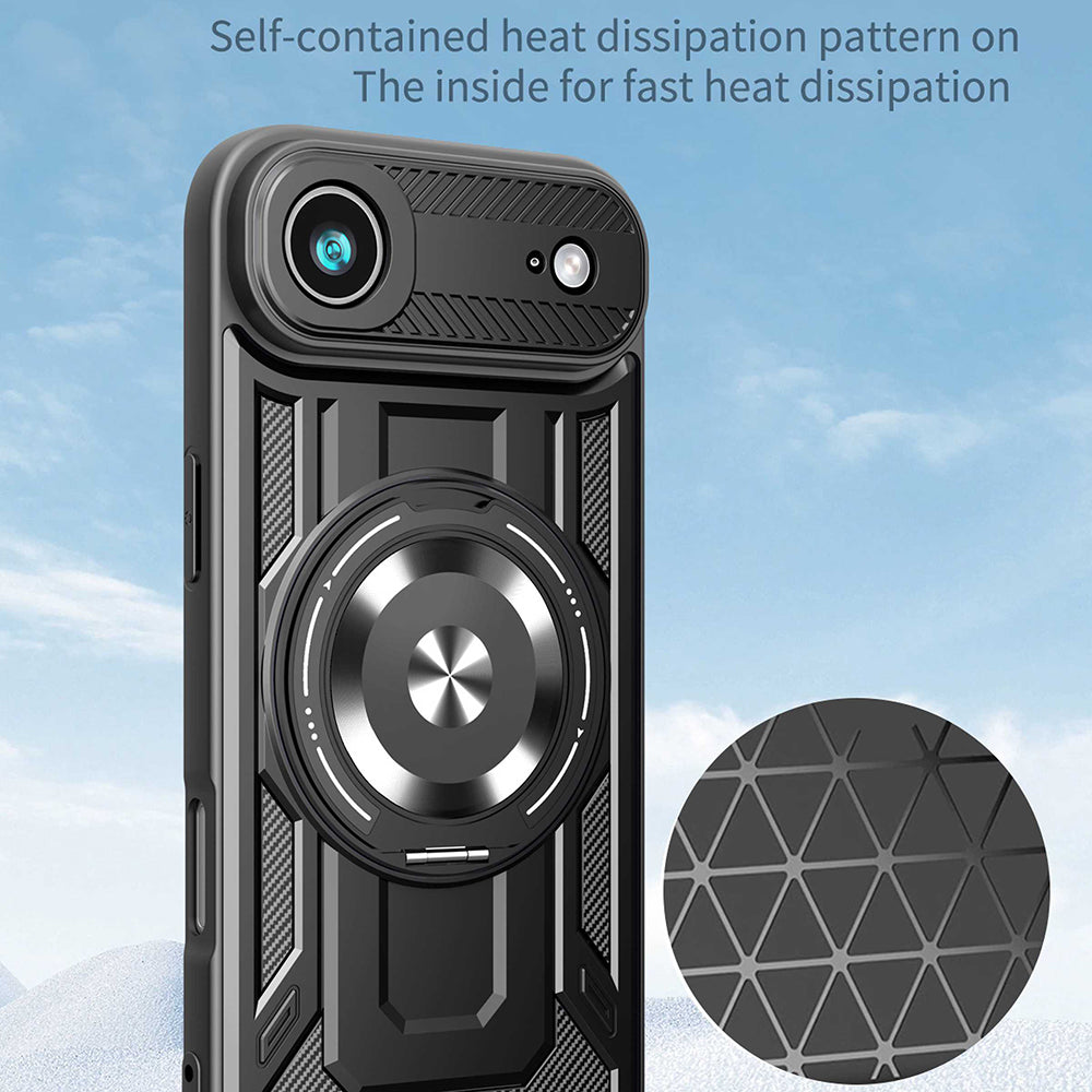 Husa pentru Apple iPhone 17 Air, Techsuit, RuggedCam, Albastra