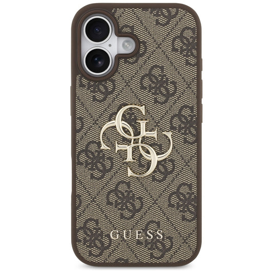 Husa pentru Apple iPhone 17, Guess, 4G Big Logo, Maro