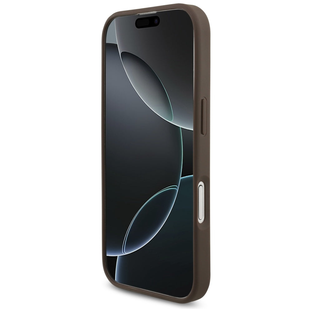 Husa pentru Apple iPhone 17, Guess, 4G Big Logo, Maro