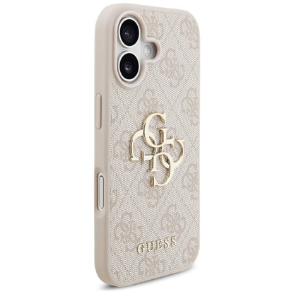 Husa pentru Apple iPhone 17, Guess, 4G Big Logo, Roz