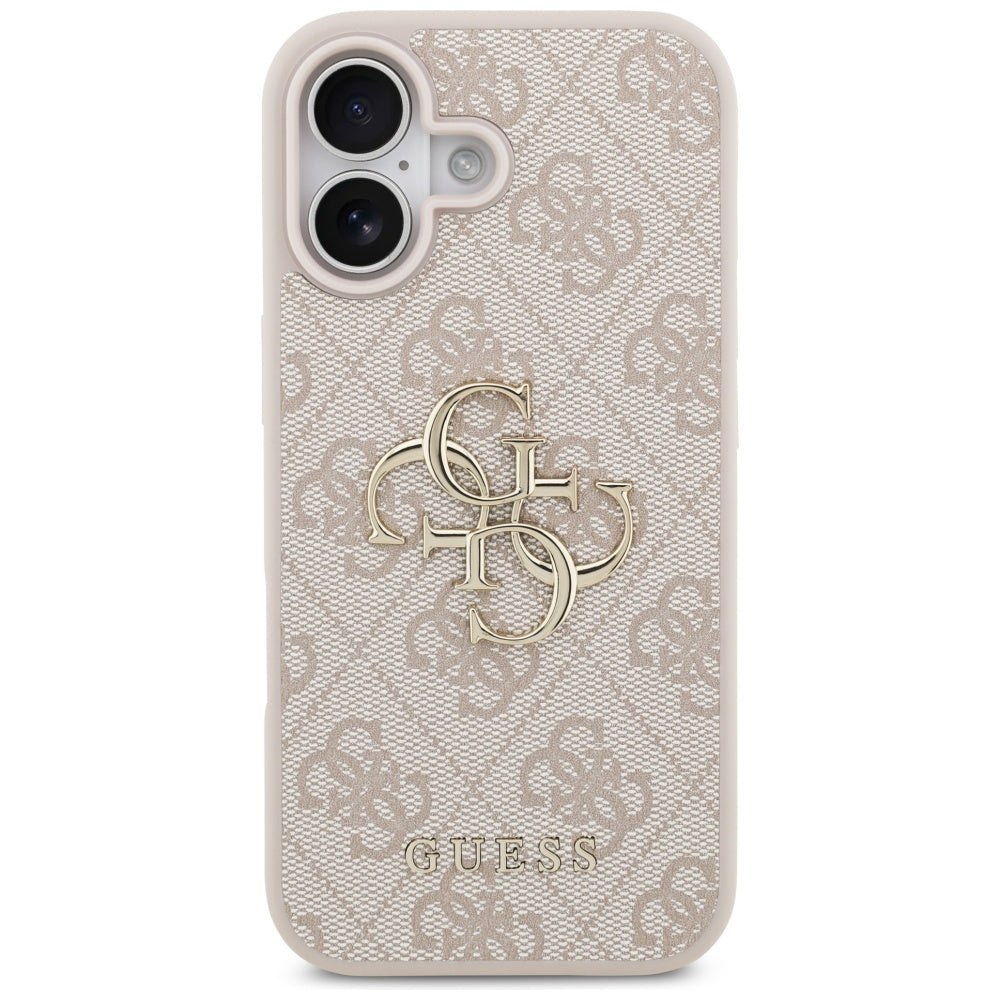 Husa pentru Apple iPhone 17, Guess, 4G Big Logo, Roz