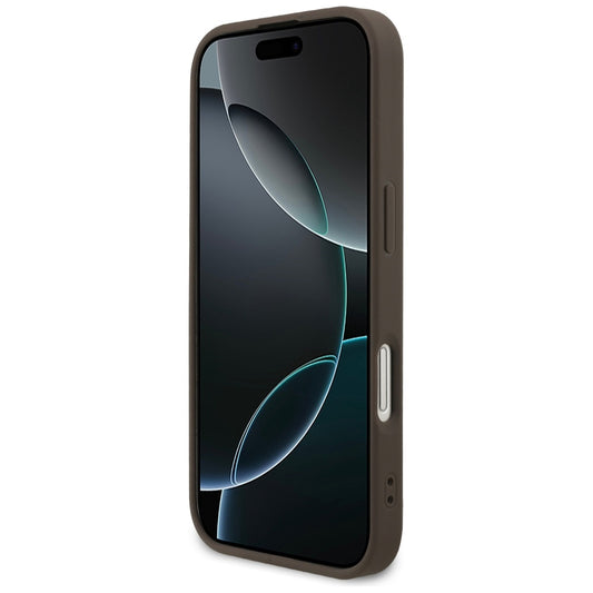 Husa pentru Apple iPhone 17, Guess, 4G Classic, Maro