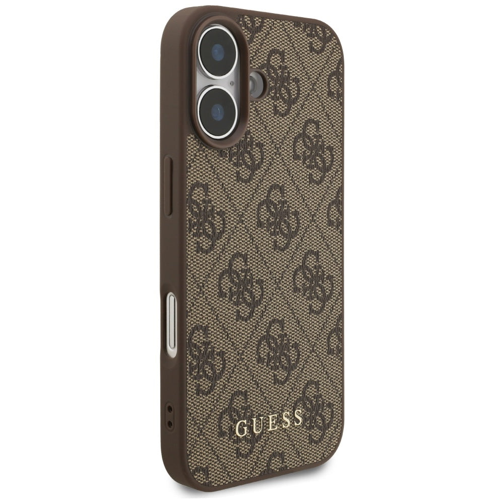 Husa pentru Apple iPhone 17, Guess, 4G Classic, Maro