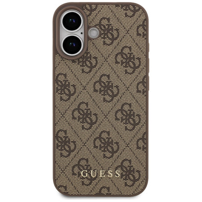 Husa pentru Apple iPhone 17, Guess, 4G Classic, Maro