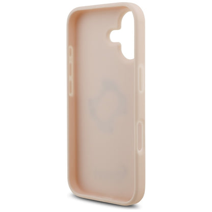 Husa pentru Apple iPhone 17, Guess, 4G Grained Big and Classic Logo, Roz