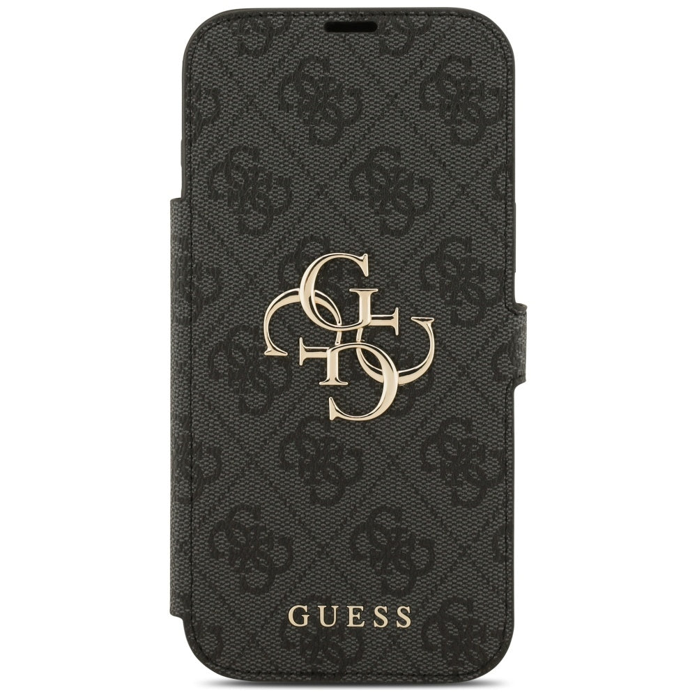 Husa pentru Apple iPhone 17, Guess, 4G Metal Logo, Neagra