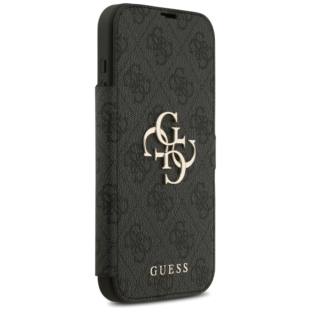 Husa pentru Apple iPhone 17, Guess, 4G Metal Logo, Neagra