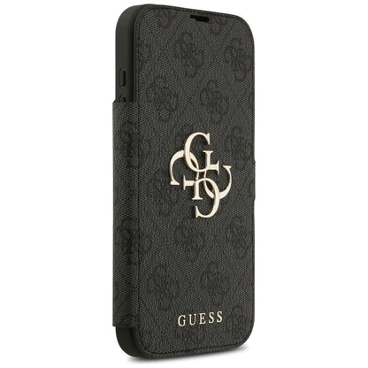 Husa pentru Apple iPhone 17, Guess, 4G Metal Logo, Neagra