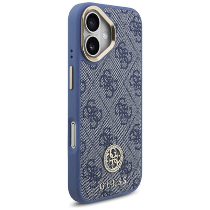Husa pentru Apple iPhone 17, Guess, 4G Strass Logo, Albastra