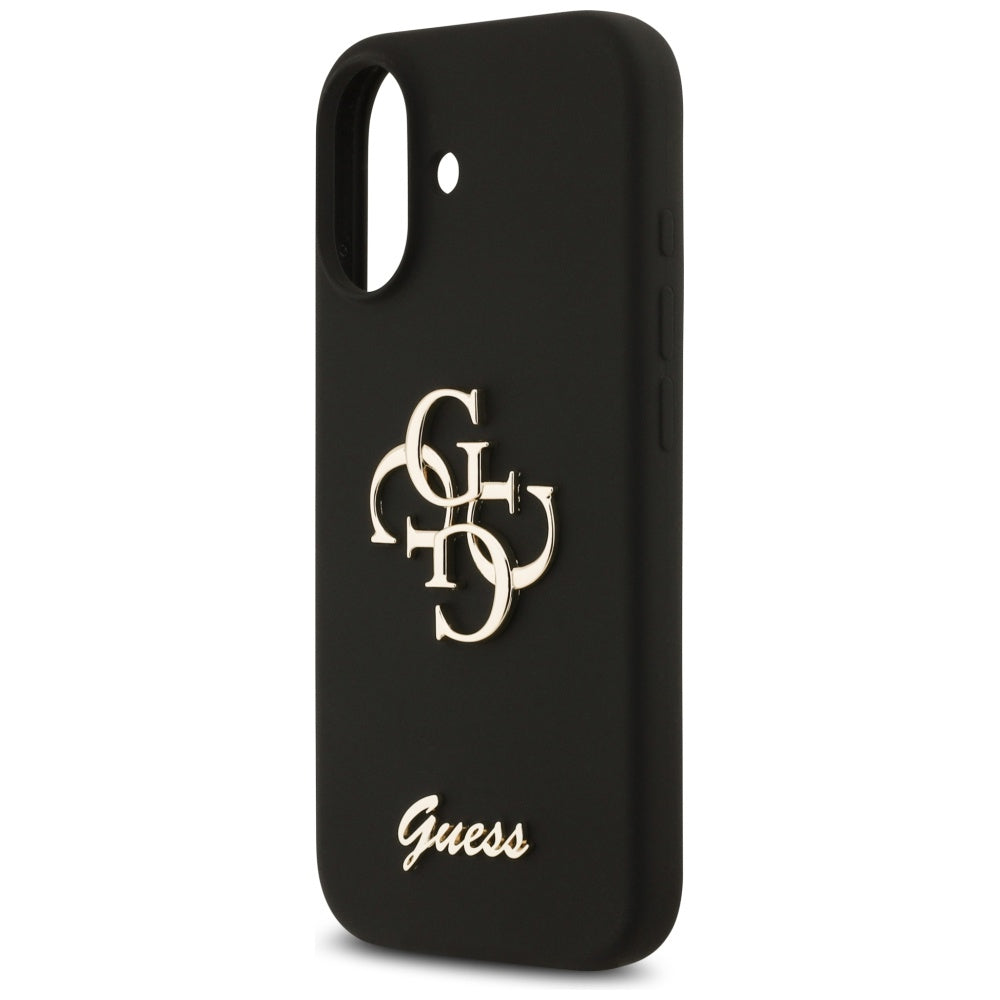 Husa pentru Apple iPhone 17, Guess, Big 4G Script, Neagra