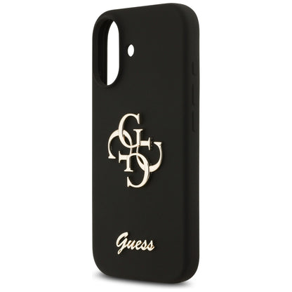 Husa pentru Apple iPhone 17, Guess, Big 4G Script, Neagra