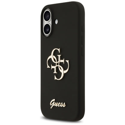 Husa pentru Apple iPhone 17, Guess, Big 4G Script, Neagra