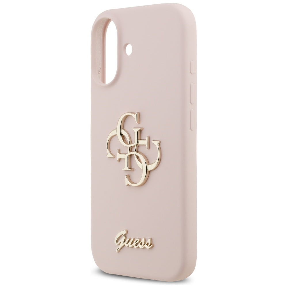 Husa pentru Apple iPhone 17, Guess, Big 4G Script, Roz Deschis