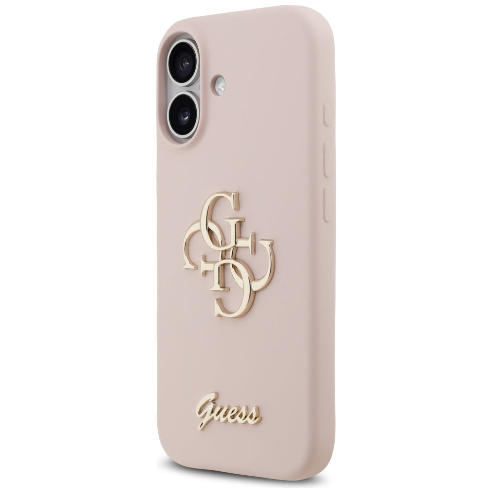 Husa pentru Apple iPhone 17, Guess, Big 4G Script, Roz Deschis