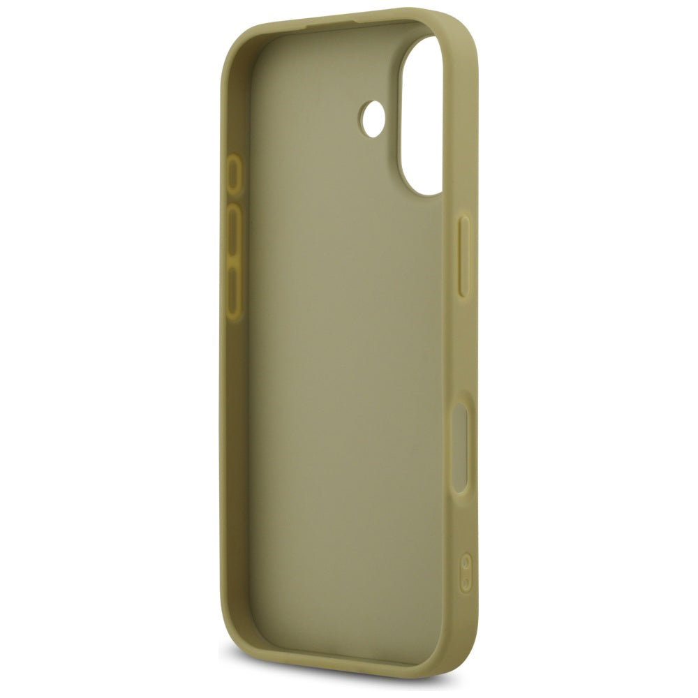 Husa pentru Apple iPhone 17, Guess, Fixed Glitter Big 4G, Aurie