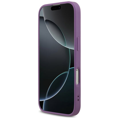 Husa pentru Apple iPhone 17, Guess, Fixed Glitter Big 4G, Mov