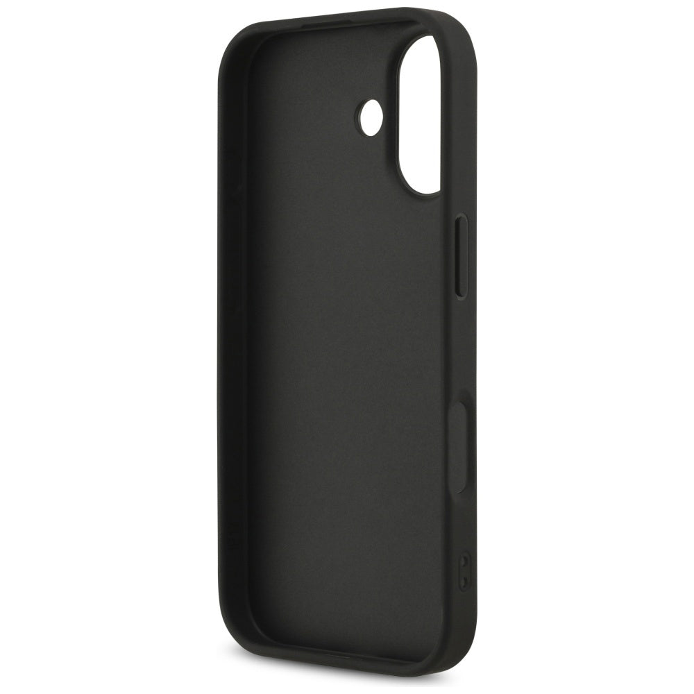 Husa pentru Apple iPhone 17, Guess, Fixed Glitter Big 4G, Neagra