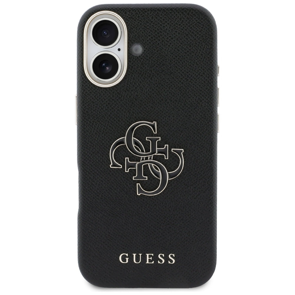 Husa pentru Apple iPhone 17, Guess, Resin Logo, Neagra