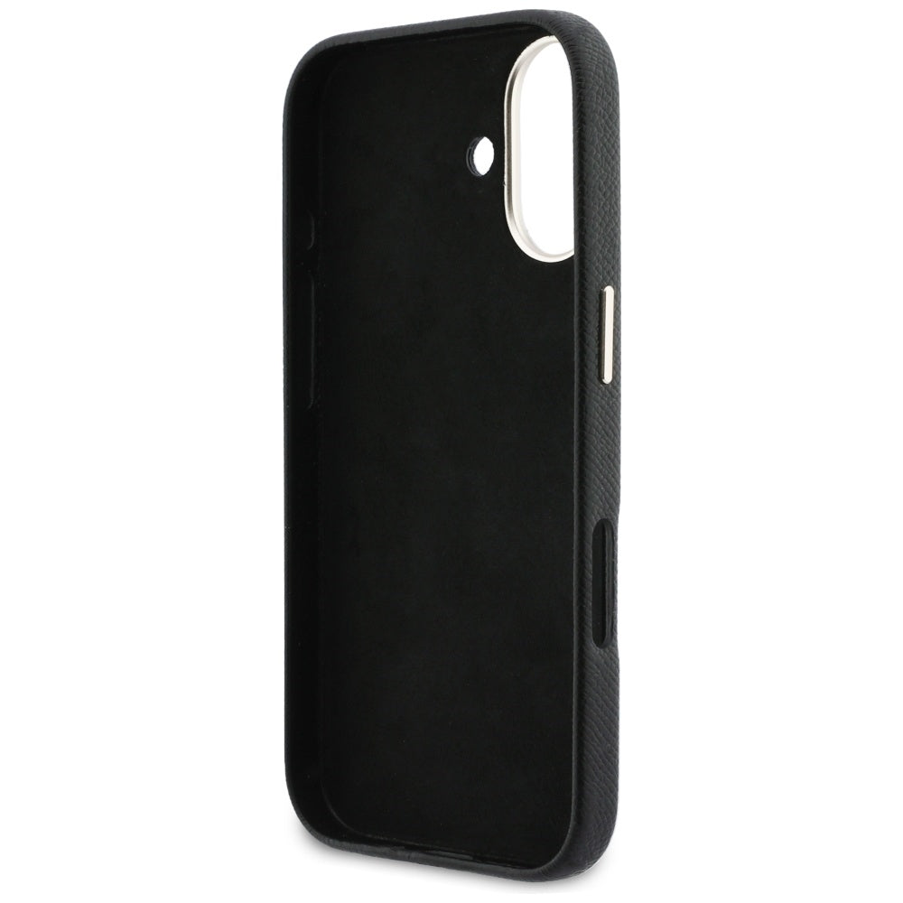 Husa pentru Apple iPhone 17, Guess, Resin Logo, Neagra