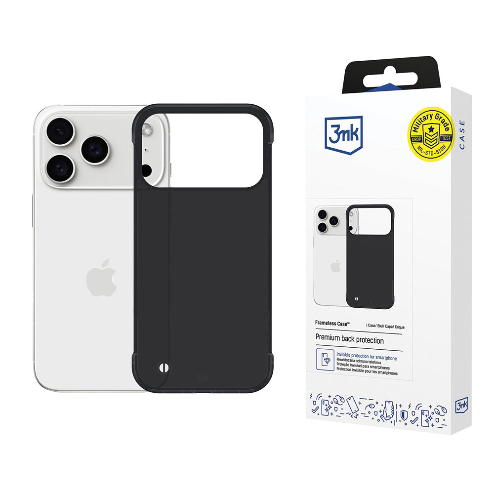 Husa pentru Apple iPhone 17 Pro, 3MK, Just20g, Neagra