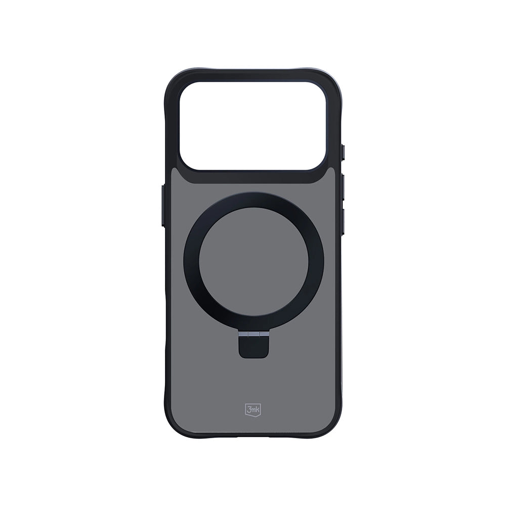 Husa pentru Apple iPhone 17 Pro, 3MK, Smoke MagStand, Neagra